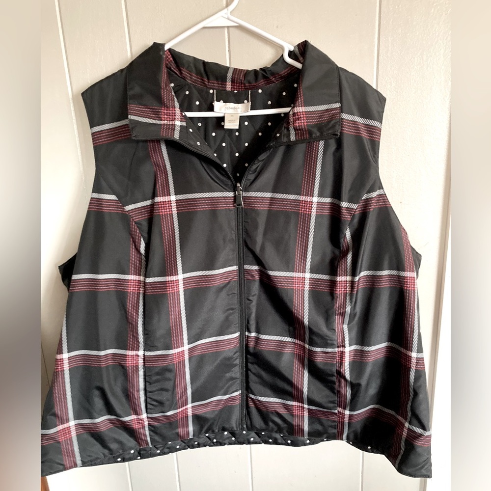 Zippered vest -  reversible
